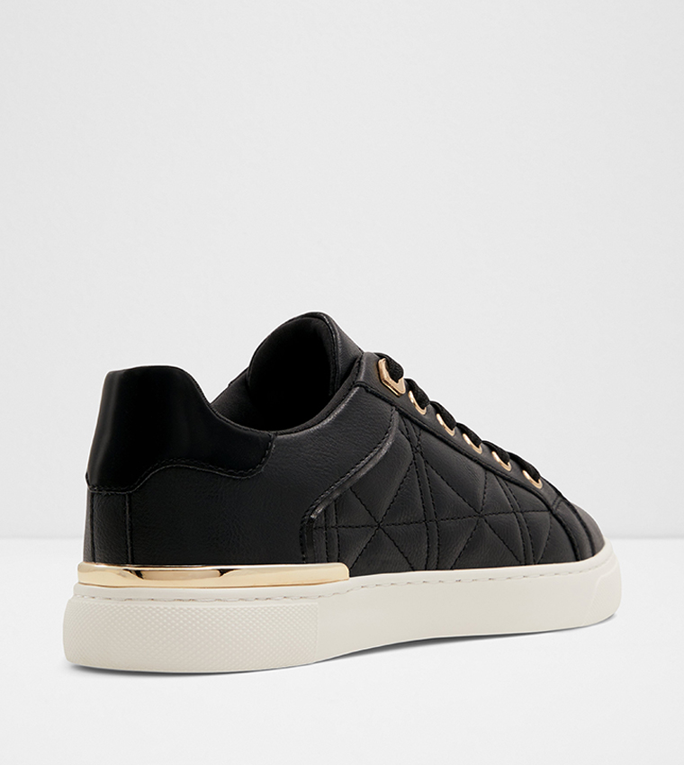 ICONISPEC Quilted Lace-Up Sneakers