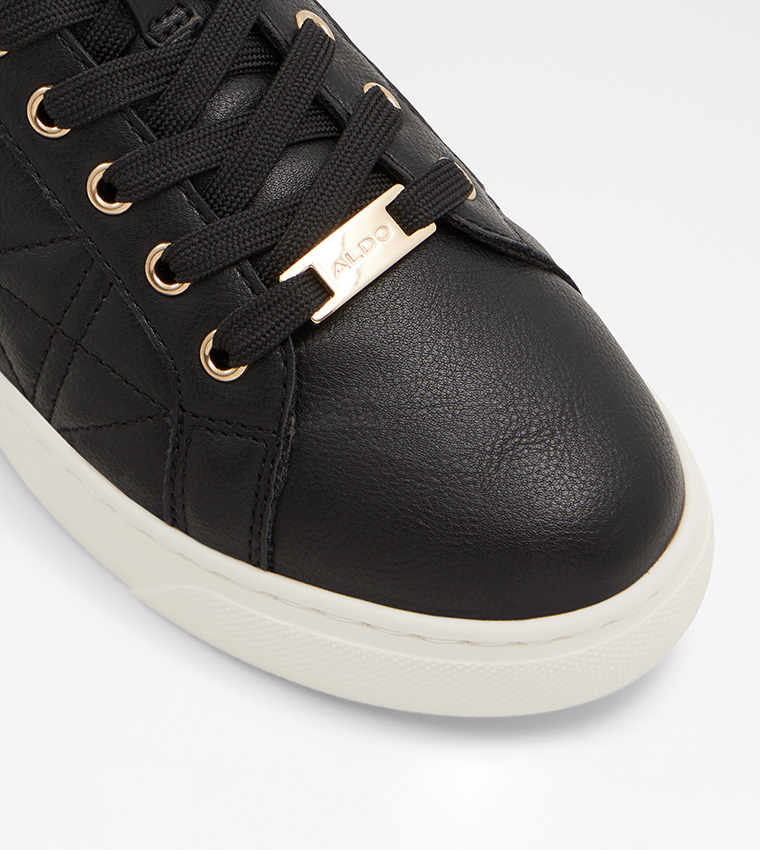 ICONISPEC Quilted Lace-Up Sneakers
