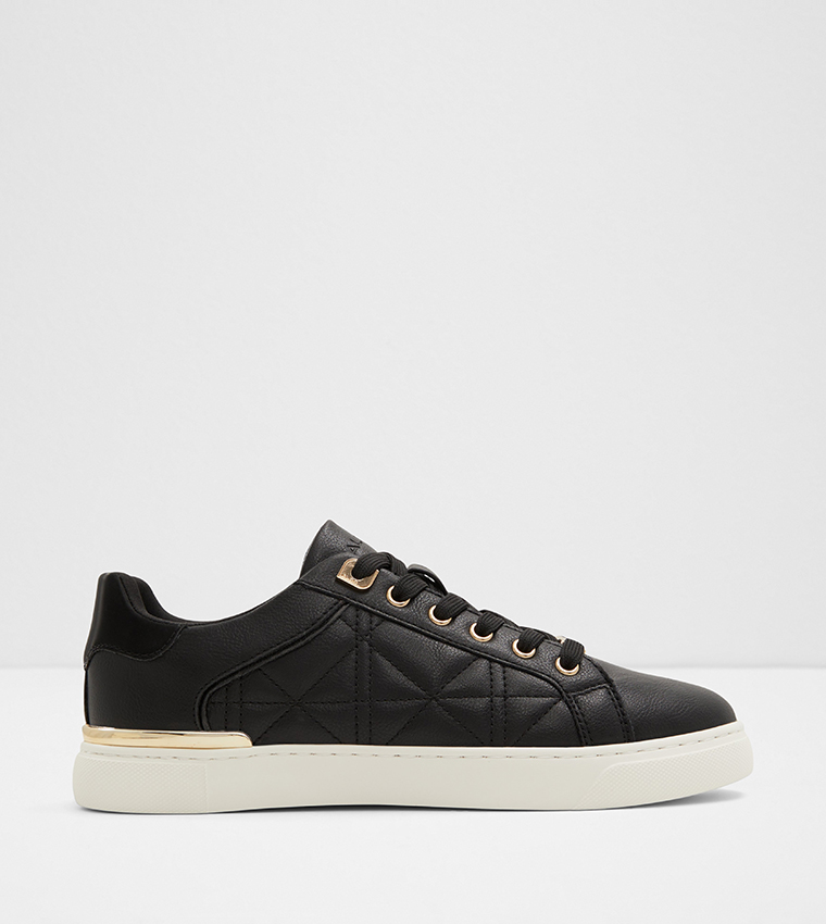ICONISPEC Quilted Lace-Up Sneakers