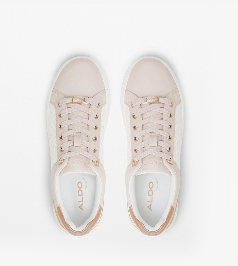 Buy Aldo ICONISPEC Textured Lace Up Sneakers In Pink | 6thStreet UAE