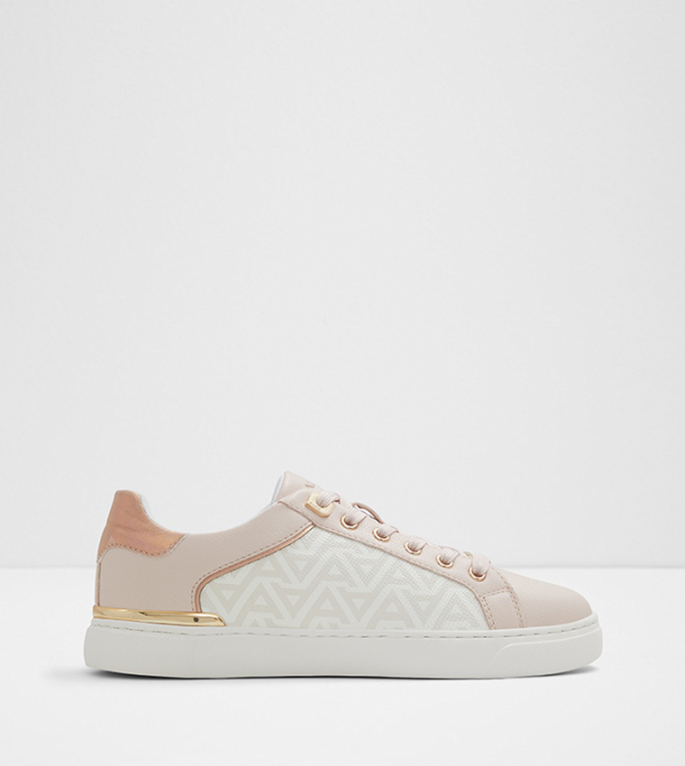 Buy Aldo ICONISPEC Textured Lace Up Sneakers In Pink 6thStreet Oman