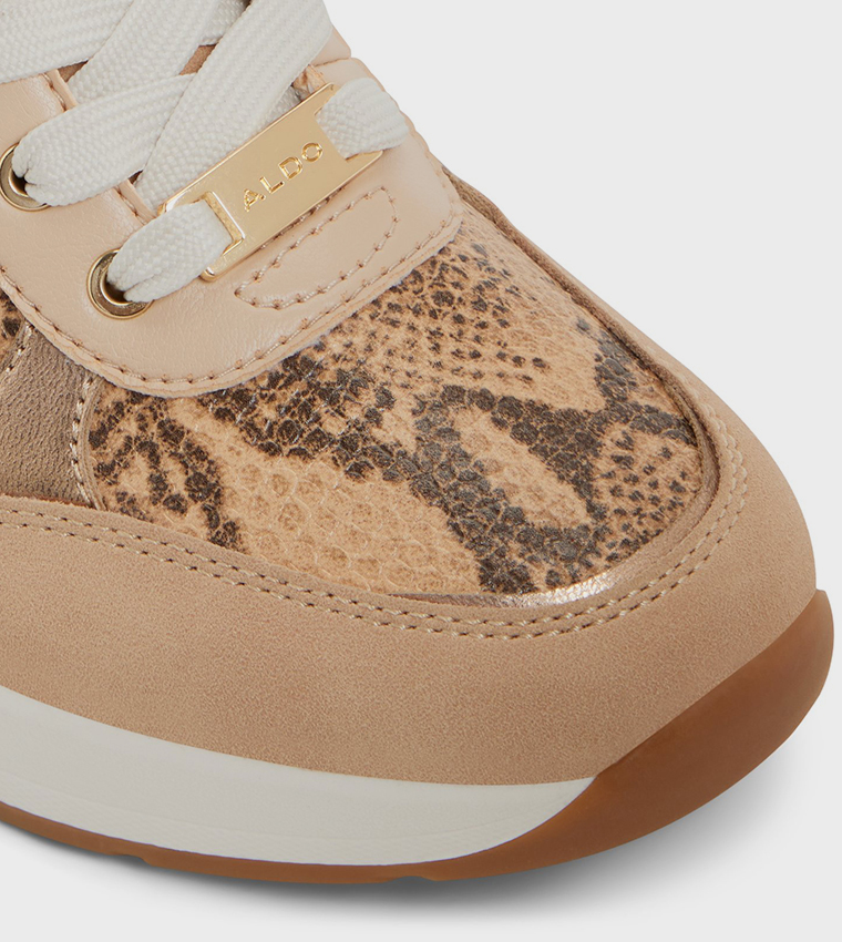 ICONISTEP Snake Printed Wedge Sneakers