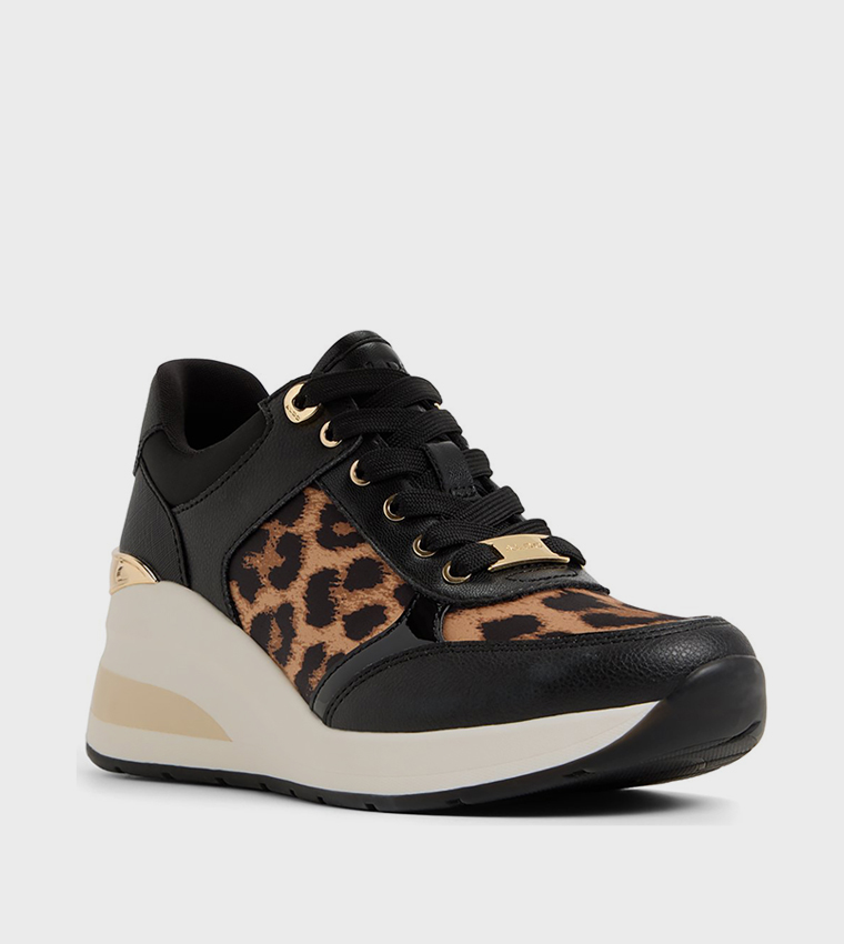 ICONISTEP Animal Printed Wedge Sneakers