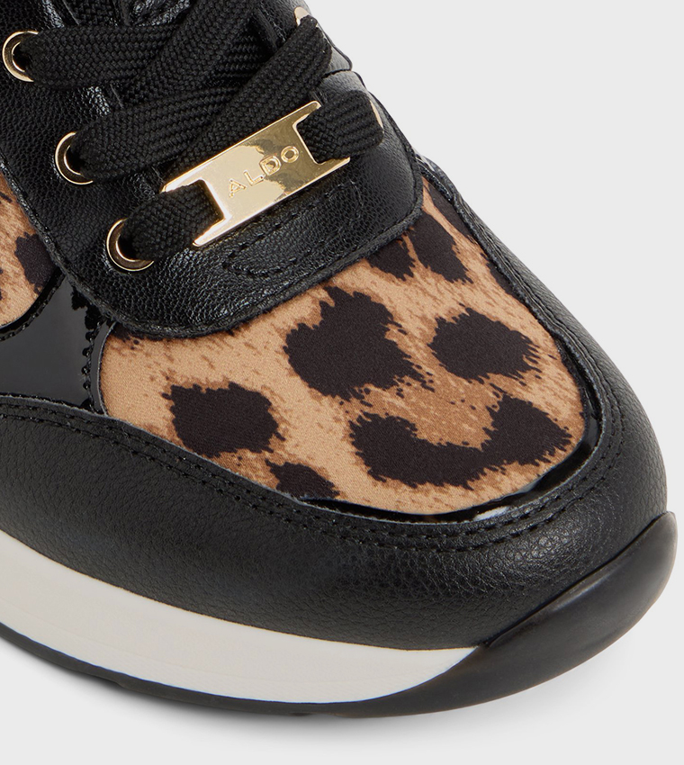 ICONISTEP Animal Printed Wedge Sneakers