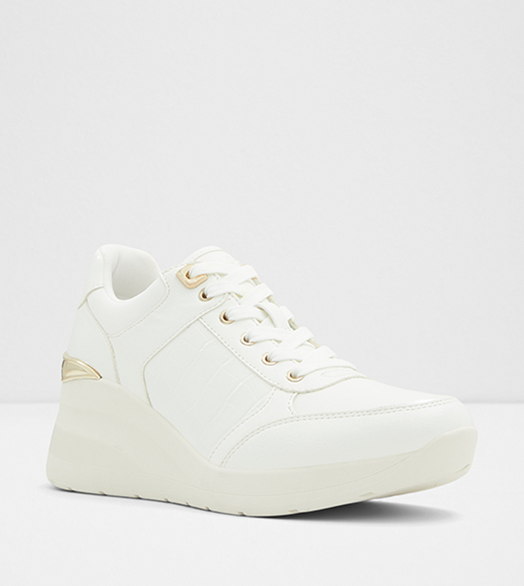 Buy Aldo ICONISTEP Lace Up Sneakers In White 6thStreet Kuwait