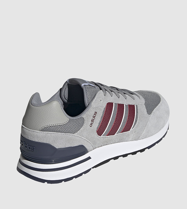 Buy Adidas Run 80s Color Block Lace Up Shoes In Grey