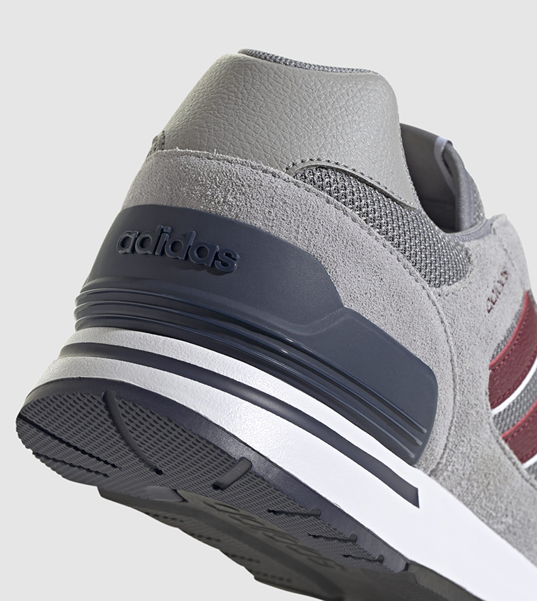 Buy Adidas Run 80s Color Block Lace Up Shoes In Grey