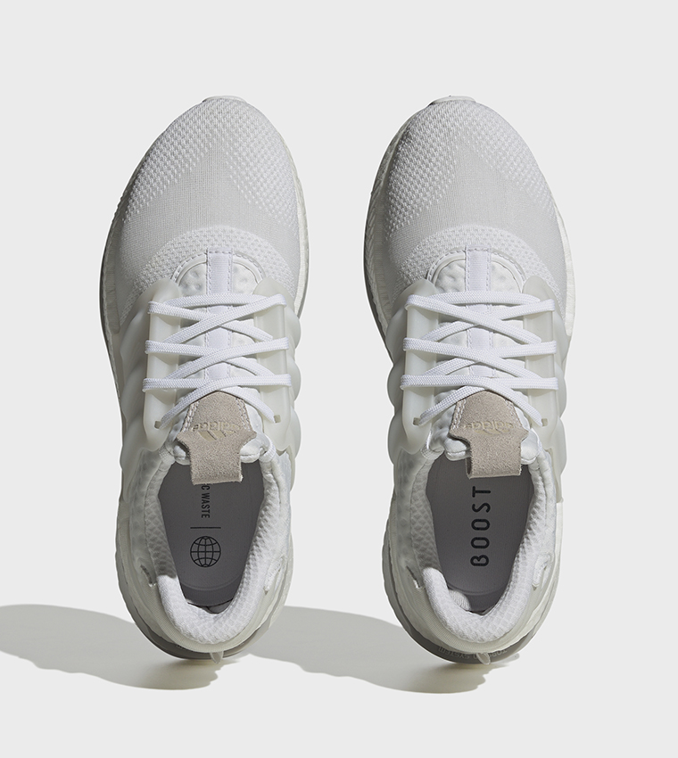 X PLR BOOST Textured Lace Up Running Shoes