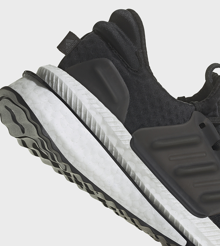 Buy Adidas X PLR BOOST Textured Lace Up Running Shoes In Black 6thStreet Bahrain