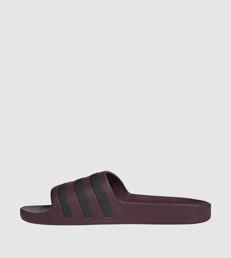 Adilette Aqua Striped Strap Slides