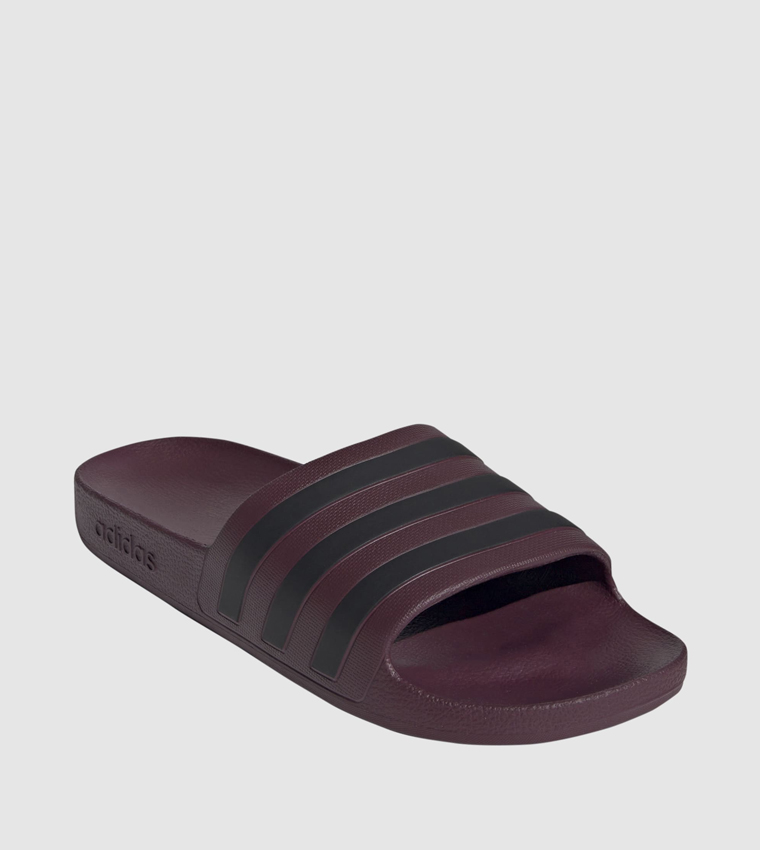 Adilette Aqua Striped Strap Slides