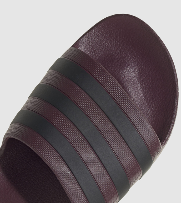 Adilette Aqua Striped Strap Slides