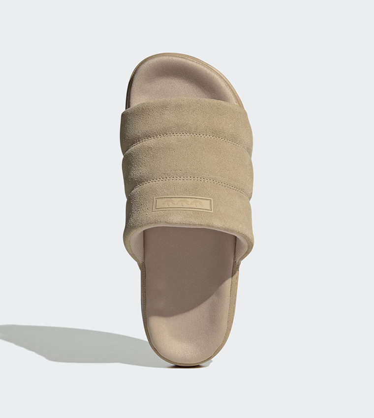 Adidas beige online slides