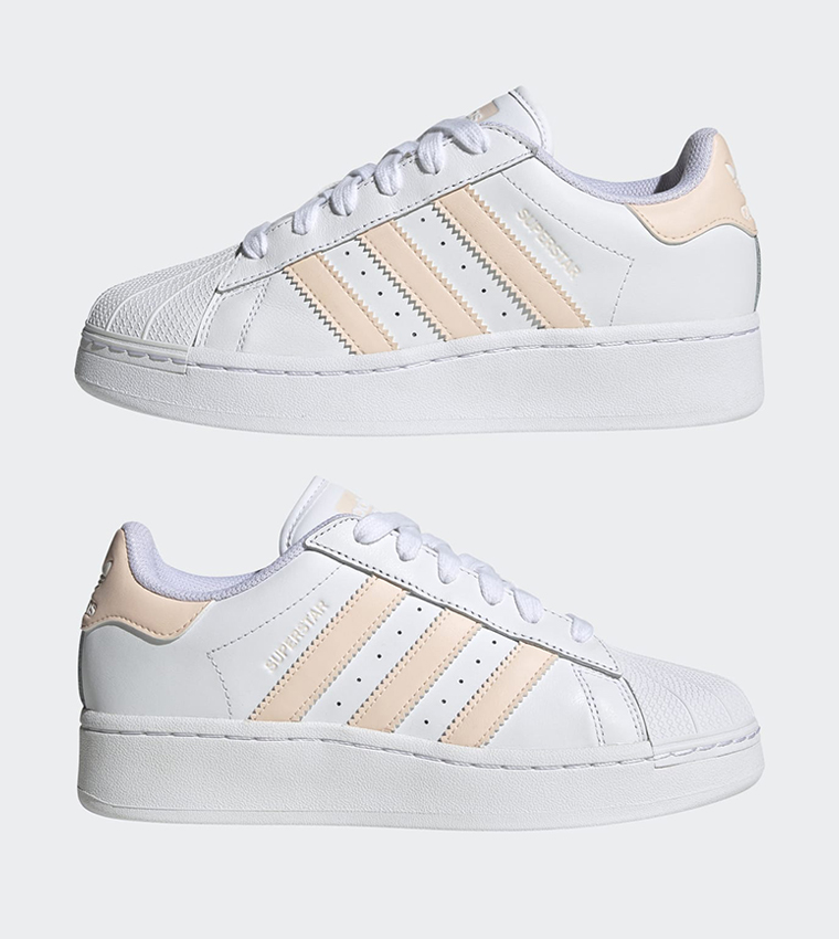 Buy Adidas SUPERSTAR XLG Lace Up Sneakers In White | 6thStreet Saudi Arabia