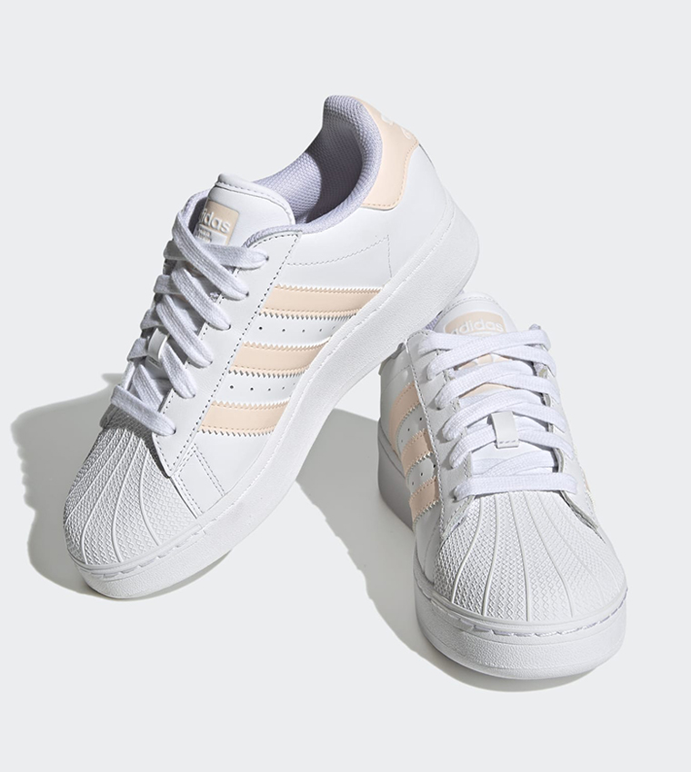 Buy Adidas SUPERSTAR XLG Lace Up Sneakers In White | 6thStreet Saudi Arabia