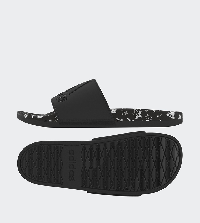 Adidas slides logo hotsell