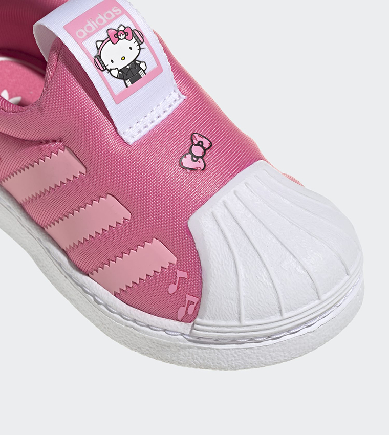 Superstar slip on kids discount