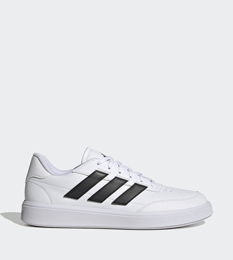 Buy Adidas COURTBLOCK Low Top Sneakers In White | 6thStreet UAE