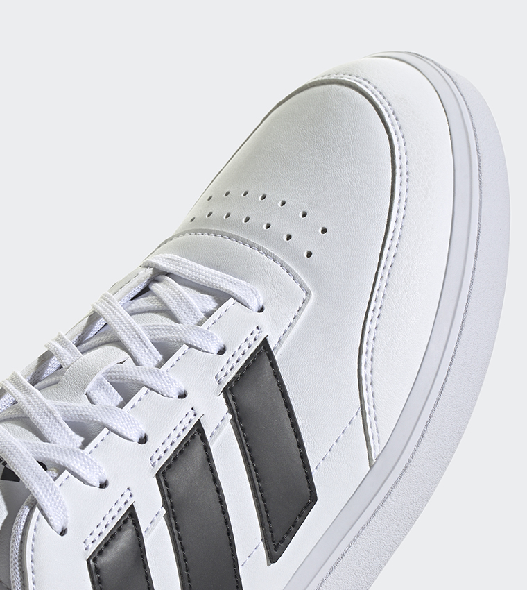 Buy Adidas COURTBLOCK Low Top Sneakers In White | 6thStreet UAE