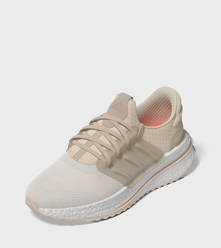 Buy Adidas X PLR BOOST Mesh Lace Up Running Shoes In White