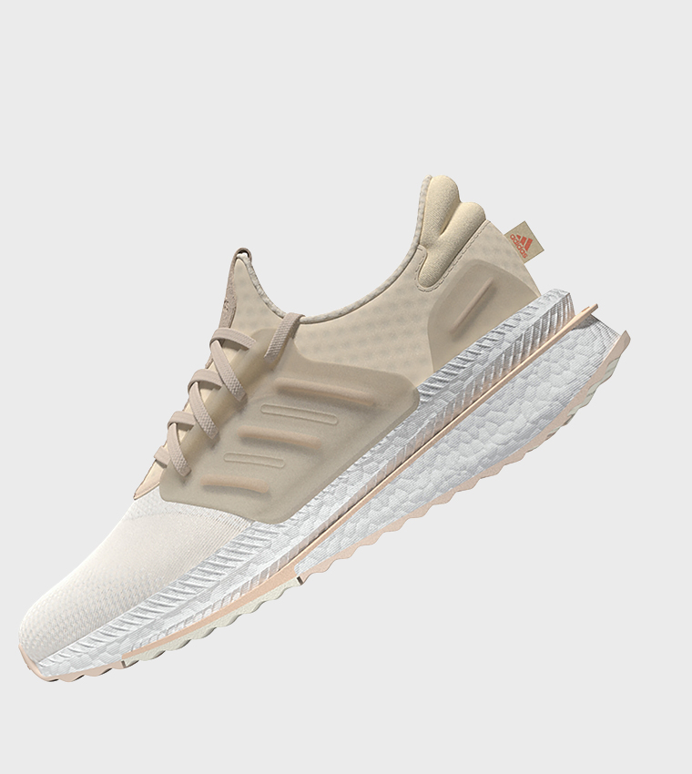 Buy Adidas X PLR BOOST Mesh Lace Up Running Shoes In White