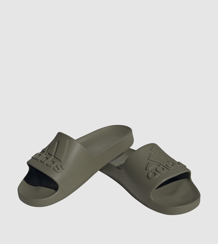 Adilette Aqua Logo Embossed Slides
