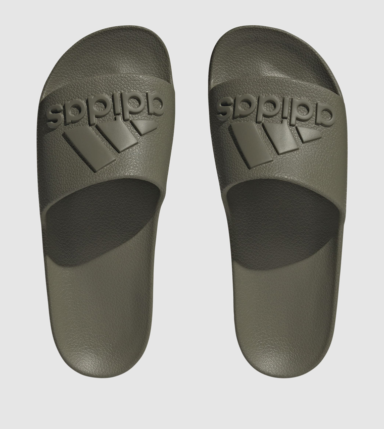 Adilette Aqua Logo Embossed Slides