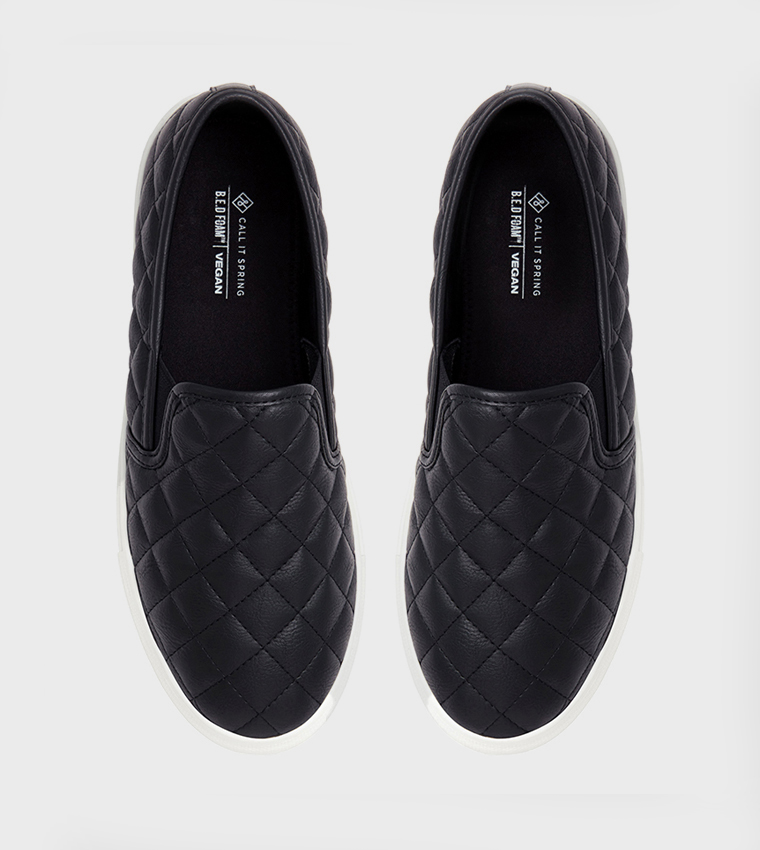 IGGYY Quilted Slip-On Shoes