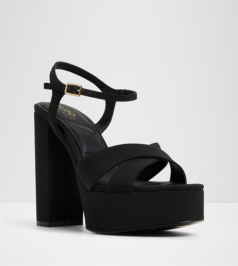 IGNATE Ankle Strap Platform Heel Sandals