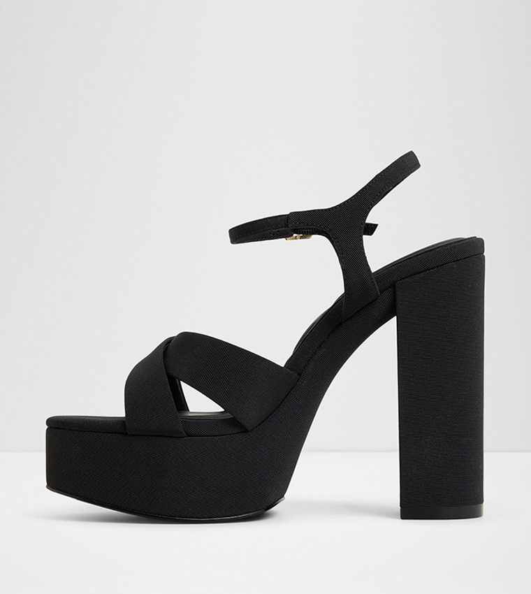 IGNATE Ankle Strap Platform Heel Sandals