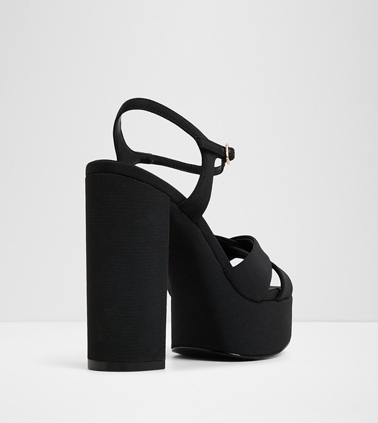 IGNATE Ankle Strap Platform Heel Sandals