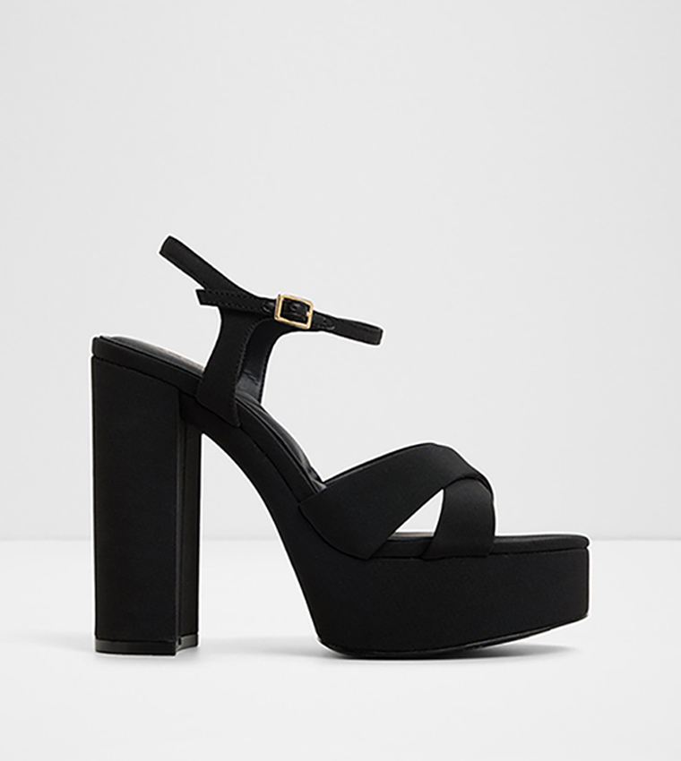 IGNATE Ankle Strap Platform Heel Sandals