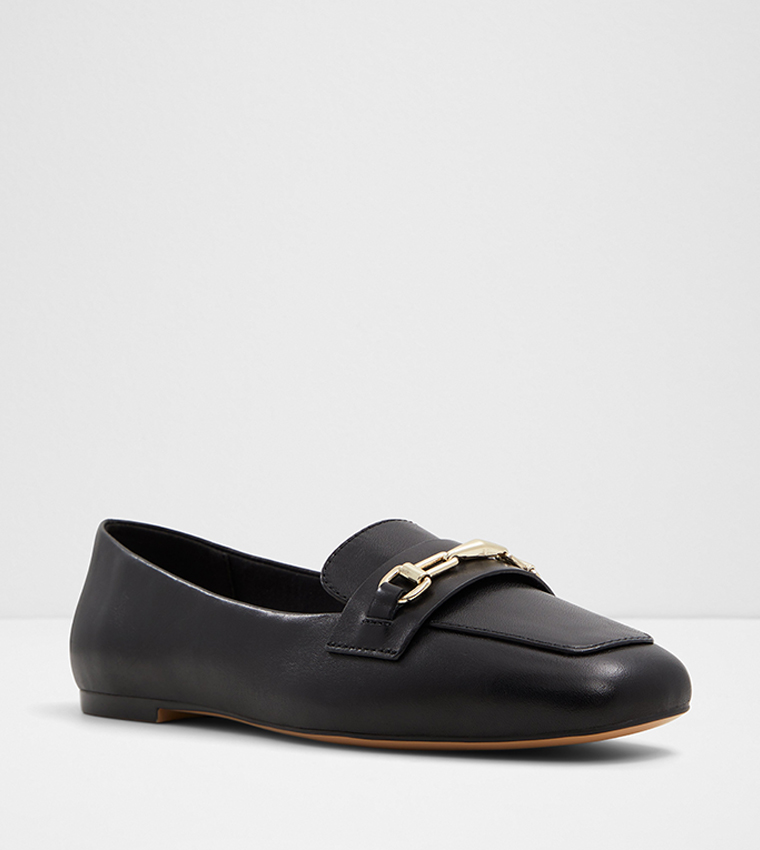 Buy Aldo IGORS Metal Accent Loafers In Black 6thStreet Kuwait