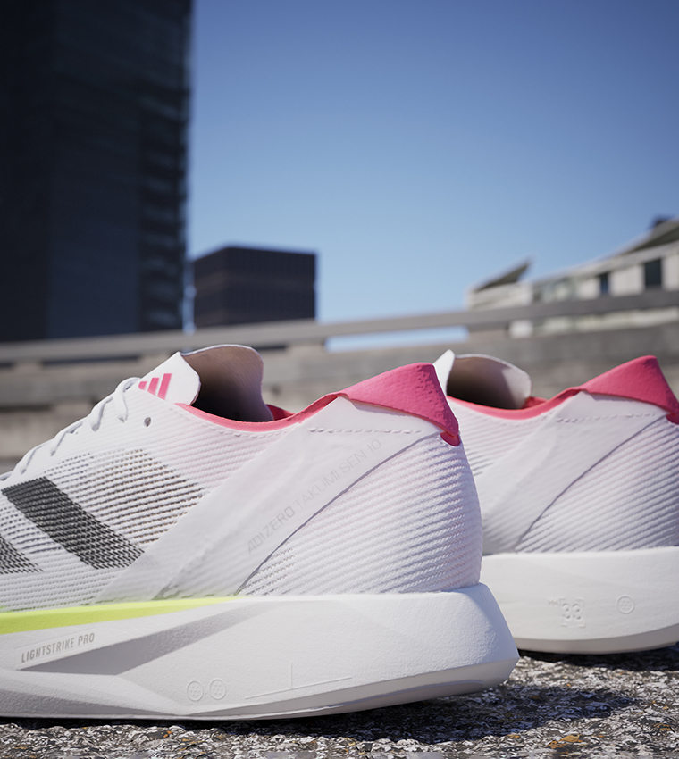 ADIZERO TAKUMI SEN 10 Lace-Up Running Shoes