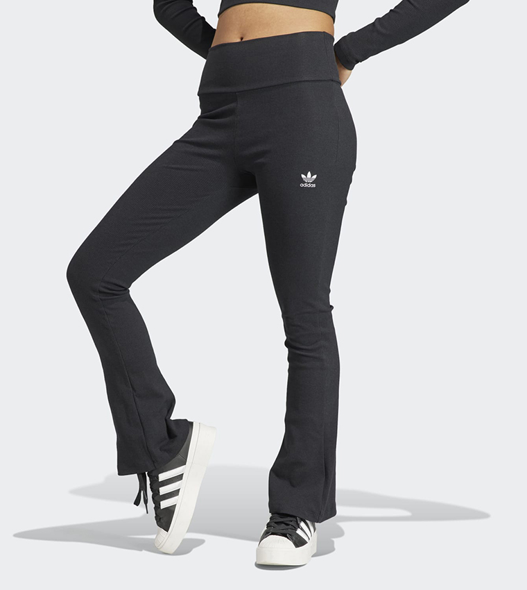 Adidas flared joggers deals