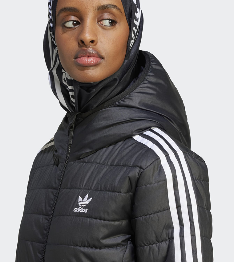 Buy Adidas Adicolor Hooded Puffer Jacket In Black 6thStreet Saudi Arabia