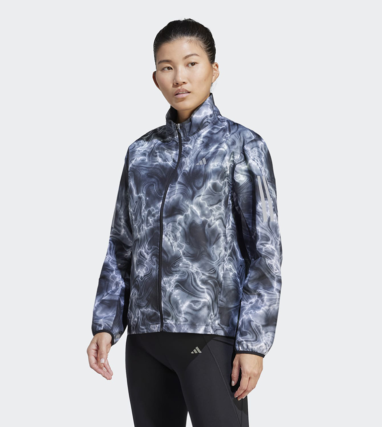 Own the Run Tie Dye Windbreaker Jacket