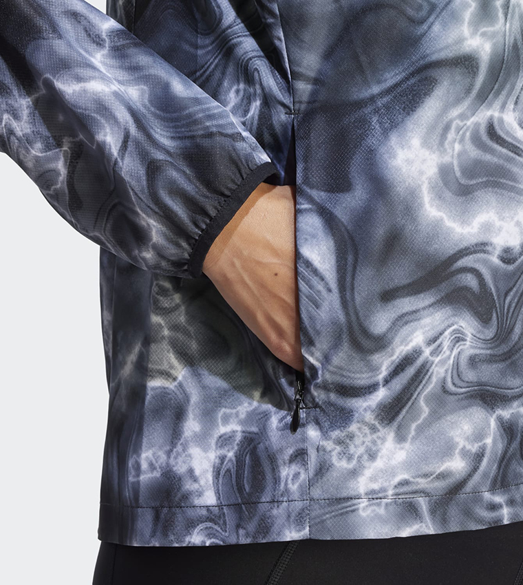 Own the Run Tie Dye Windbreaker Jacket