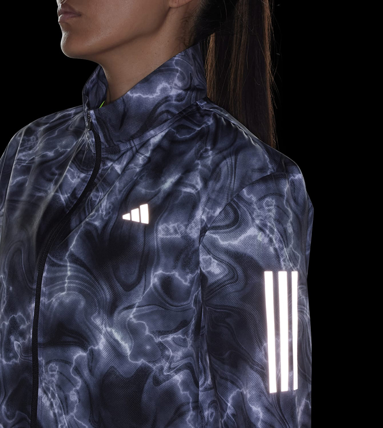 Own the Run Tie Dye Windbreaker Jacket