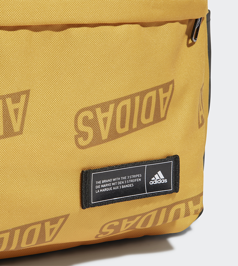 Adidas originals classic backpack sale yellow