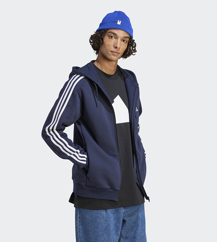 Logo Printed Hooded Jacket