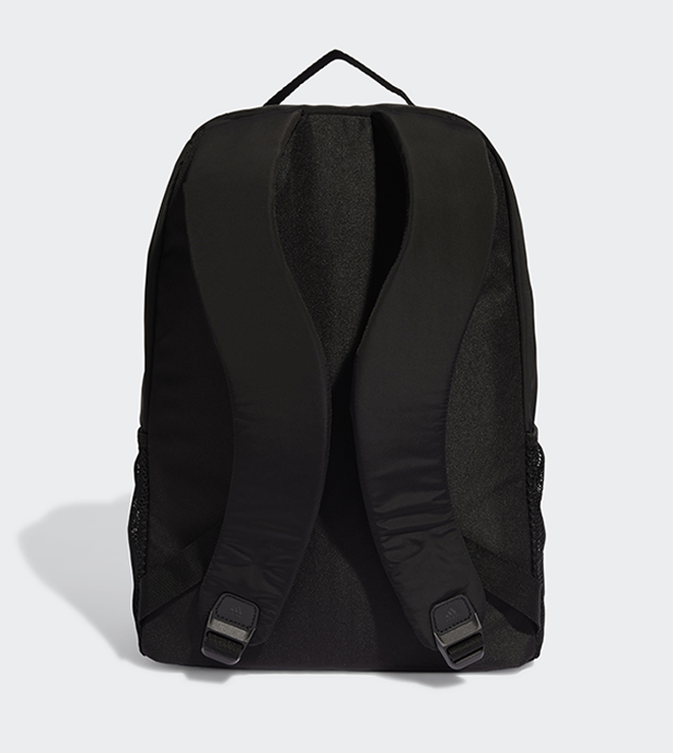 Plain black adidas backpack hotsell