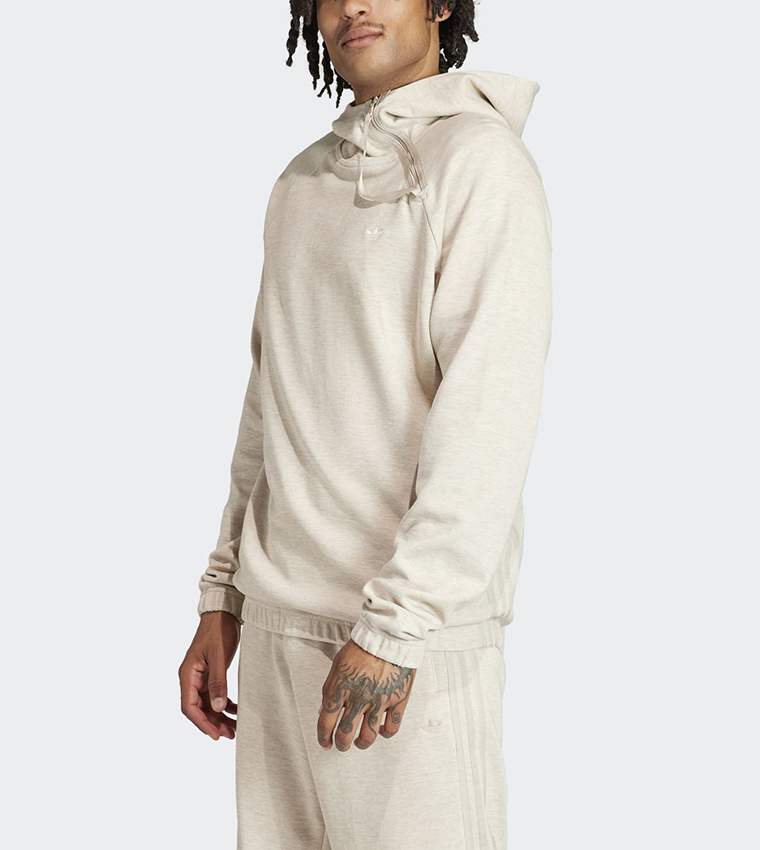 adidas Adventure Melange Logo Embroidered Active Hoodie