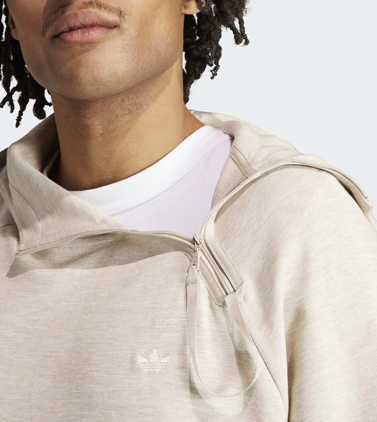 adidas Adventure Melange Logo Embroidered Active Hoodie