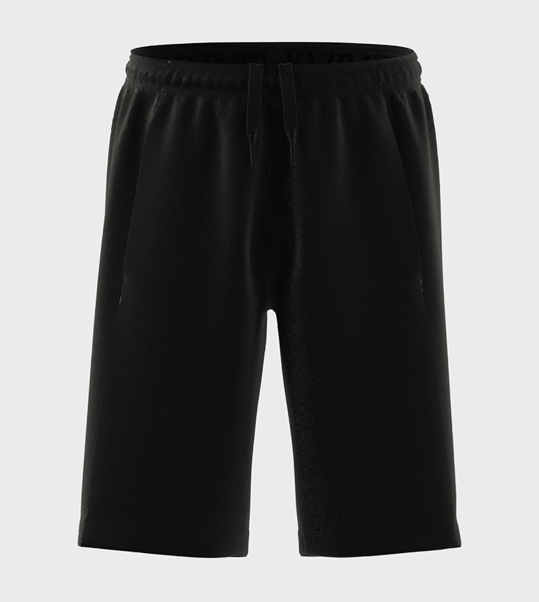 Plain black adidas store shorts