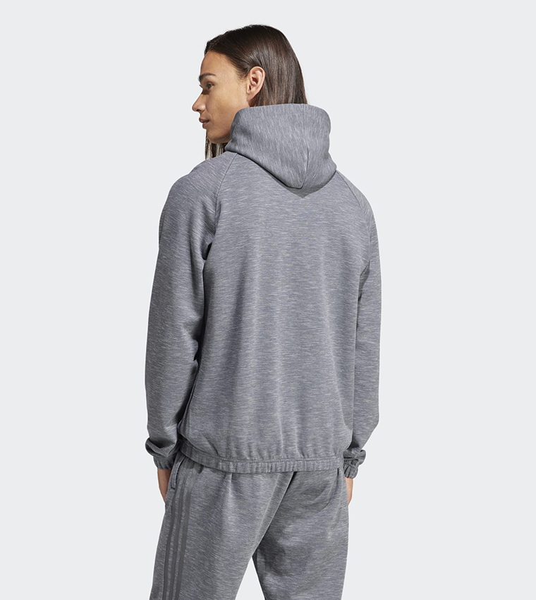 adidas Adventure Melange Logo Embroidered Active Hoodie