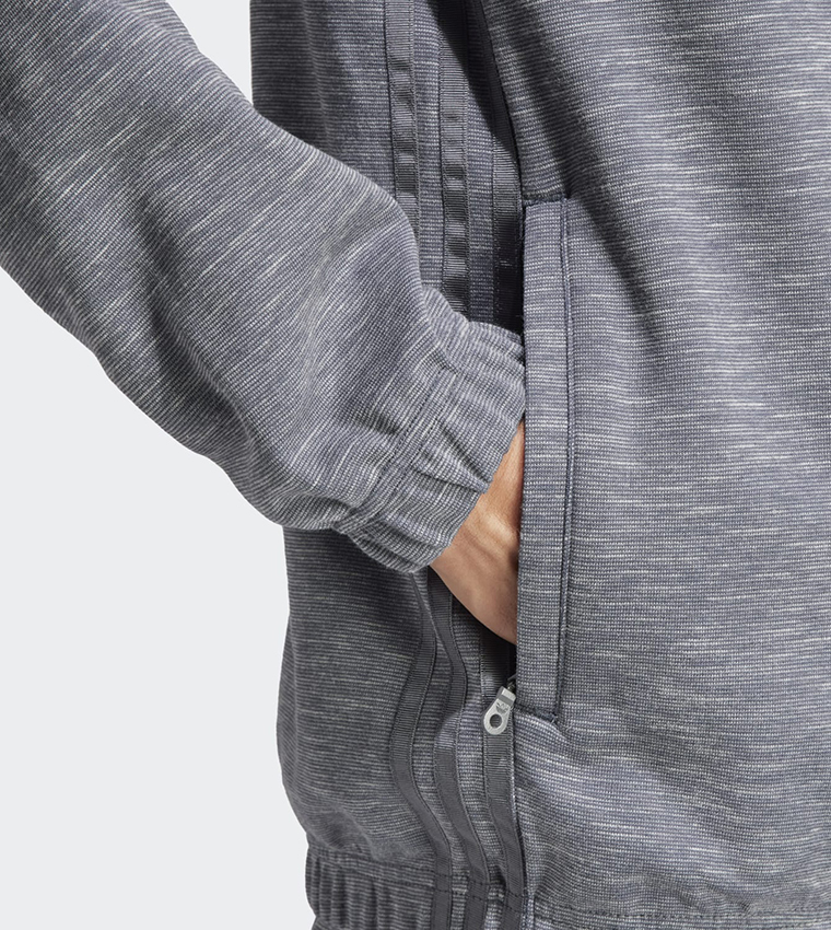 adidas Adventure Melange Logo Embroidered Active Hoodie