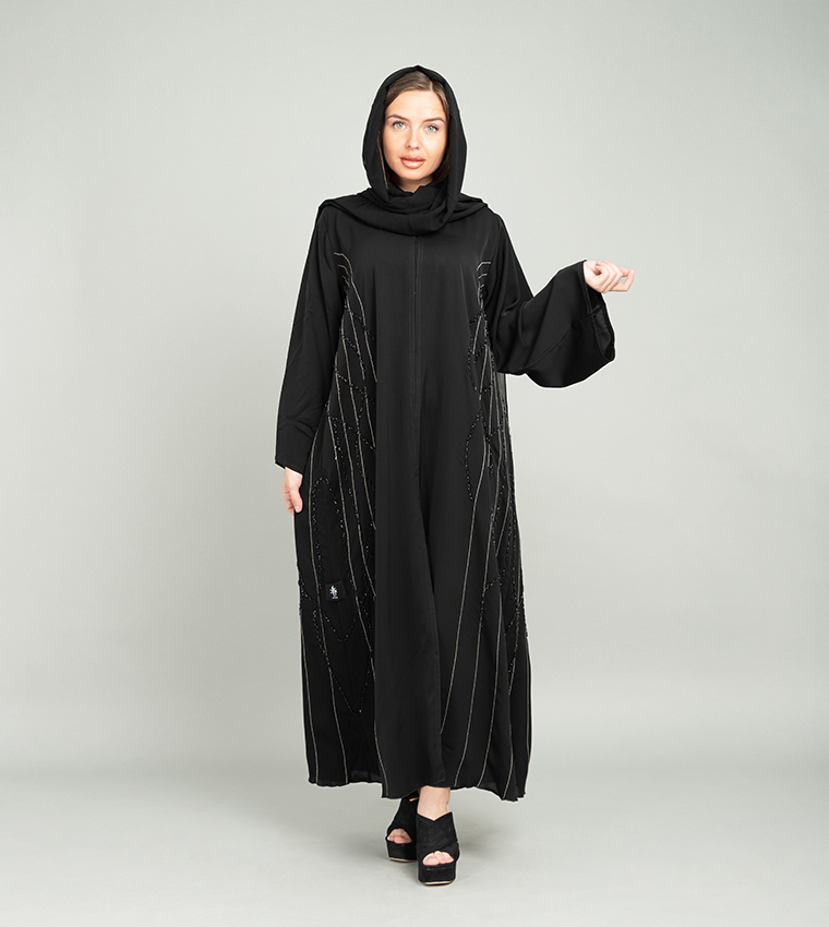 Embroidered Emirati Abaya