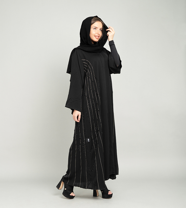 Embroidered Emirati Abaya
