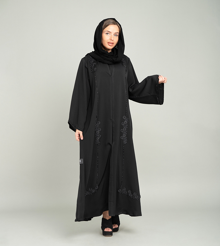 Embroidered Emirati Abaya